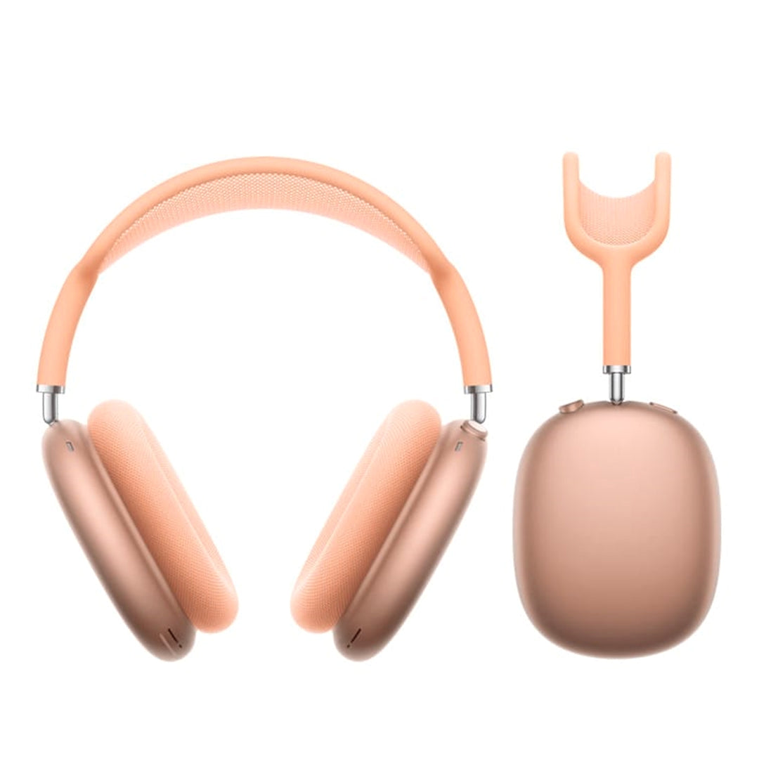 The AdiStore Orange Adi Max (ANC) headphones on a white background