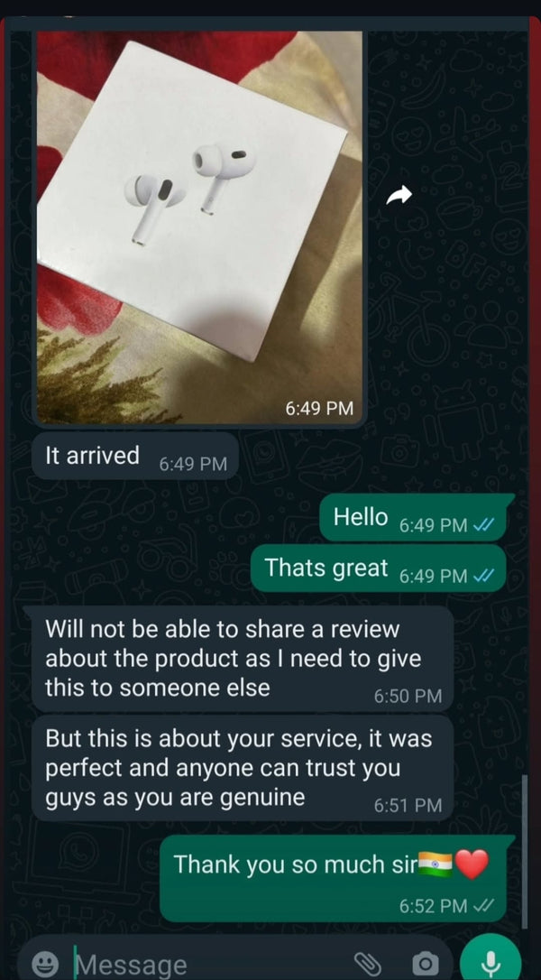 Customer feedback for Adipods Pro 2 on The AdiStore