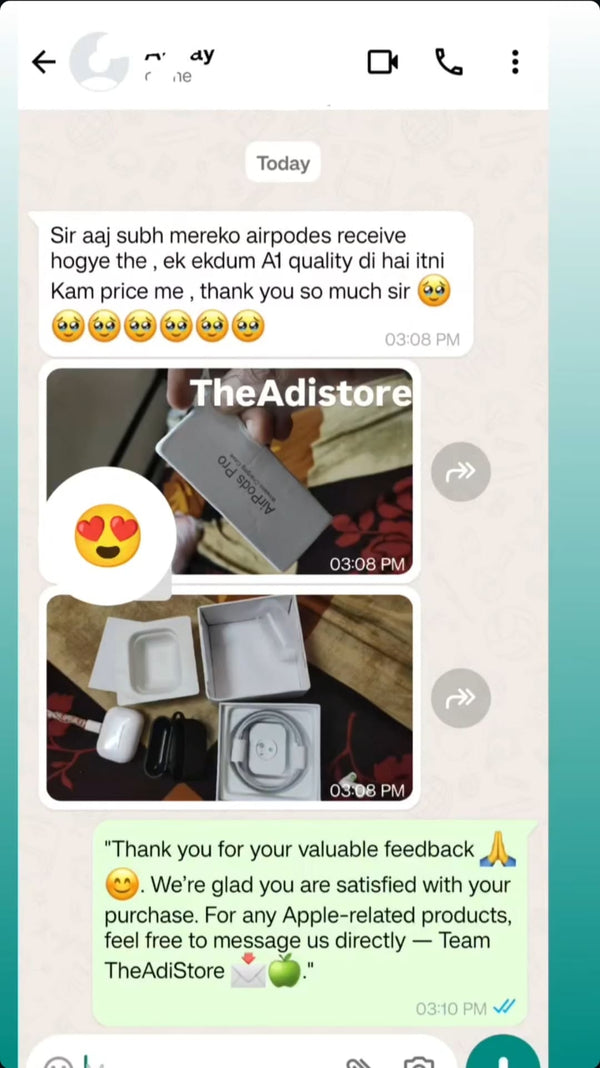 Customer feedback for Adipods Pro 2 on The AdiStore