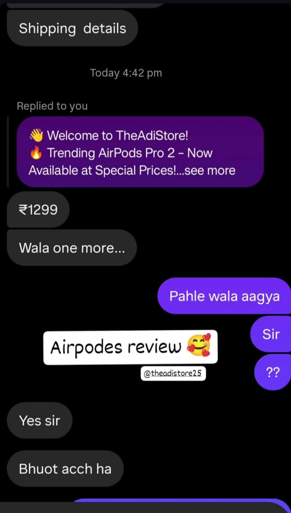 Customer feedback for Adipods Pro 2 on The AdiStore